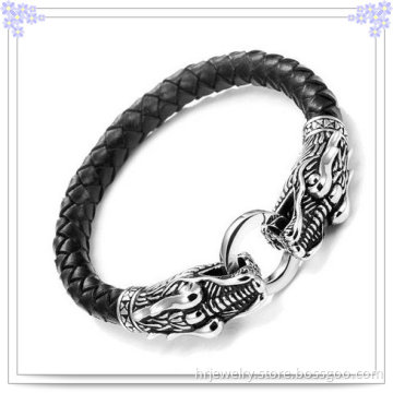 Steel Jewelry Leather Jewelry for Leather Bracelet (HR3233)